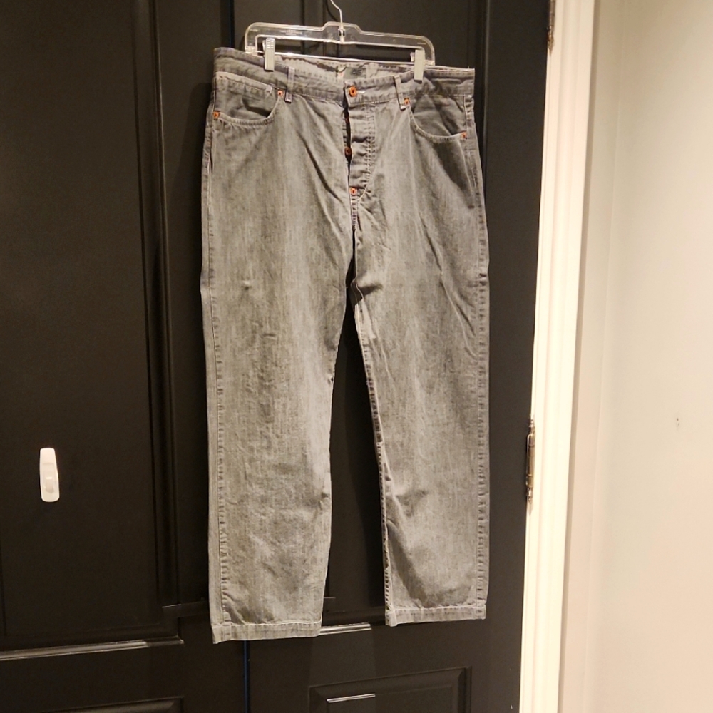 Vintage Diesel Men's Size 36 Grey Jeans